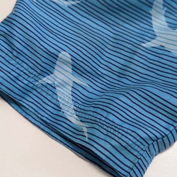 Tucker + Tate Blue Shark Print Swim Shorts trunks spring summer camp boys size 6 - Picture 5 of 7